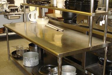 used 2000mm catering prep station chertsey 