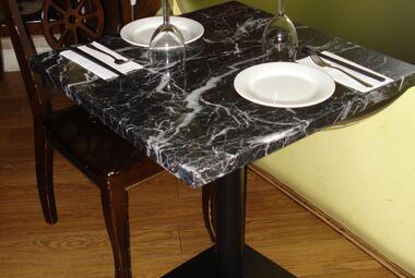 used dining table marble effect restaurant newbury chertsey