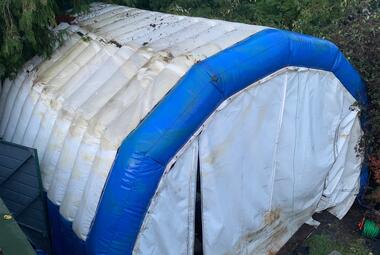 inflatable building temporary storage reading berks