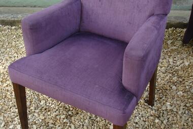 purple lounge chair with arms pub hotel newbury reading 