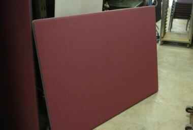 freestanding screen office partition burgundy fabric newbury berks 