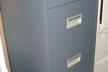 silverline midi 4 drawer filing cabinet used dark grey metal newbury basingstoke 