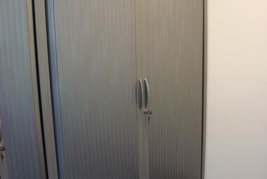 steelcase side opening tambour cupboard newbury berkshire