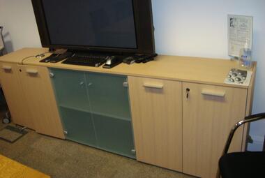 Credenza Storage Unit with 6 Doors used low level storage oxford reading