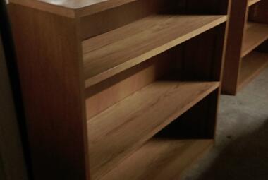 2 Shelf Office Bookcase oak veneer reading berkshire