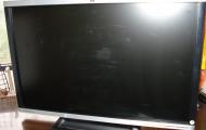 hp compaq 24in LCD screen adjustabel height adjustable tilt angle newbury reading
