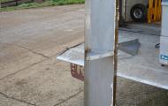 used 1.8m stainless steel catering shelf reading berkshire