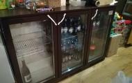 used lec 3 door glass fronted bottle fridge surrey berks