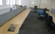 used bench desk pod light wood newbury berks