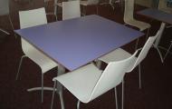 Canteen Table Lilac Rectangular staff room reading newbury berkshire 