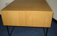 oak coffee table 600mm square  reading newbury berkshire 