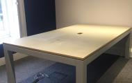 grey meeting table newbury berks 3.6m 