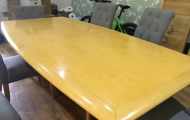 maple veneer exec meeting table 8 seater newbury reading berkshire