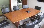 used walnut veneer 8 seater meeting table berks hants 