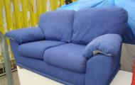 blue 2 seater sofa newbury reading berkshire 