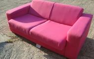 pink 2 seater sofa newbury reading berkshire