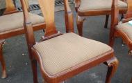 dark wood dining chair no arms newbury reading berks traditional 