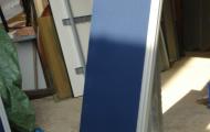 1.8 desk screen partition blue acoustic board berkshire