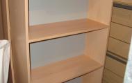 beech bookcase office home storage lever arch newbury basingstoke
