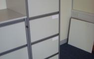 4 drawer light grey mfc filing cabinet newbury berkshire basingstoke hampshire 