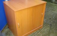 desk height sliding door cupboard 1 adjustable shelf cherry newbury reading berkshire