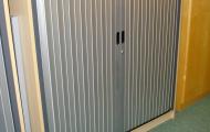 used tambour cupboard 1.2m tall maple adjustable shelves newbury berkshire