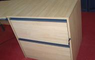 limed oak lateral filing  cabinet 
