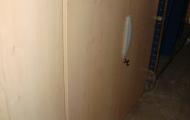 double door mid height office storage cupboard
