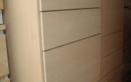 800mm Deep Pedestal Light Beech 3 drawer 