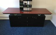 babini credenza red glass top newbury reading berkshire
