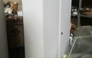 white metal 2 door cupboard double skinned doors newbury berks 