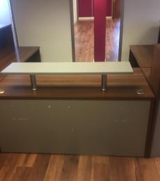 walnut reception desk newbury berks