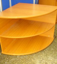 used desk height corner bookcase cherry newbury berkshire