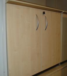 Maple 2 Door Office Storage 