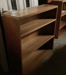 2 Shelf Office Bookcase oak veneer reading berkshire