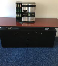 babini credenza red glass top newbury reading berkshire